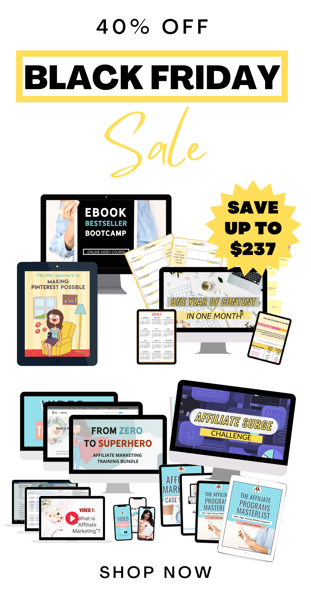 The She Approach Courses Black Friday Cyber Monday Deals