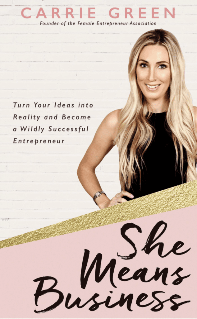 She Means Business - Carrie Green book cover image
